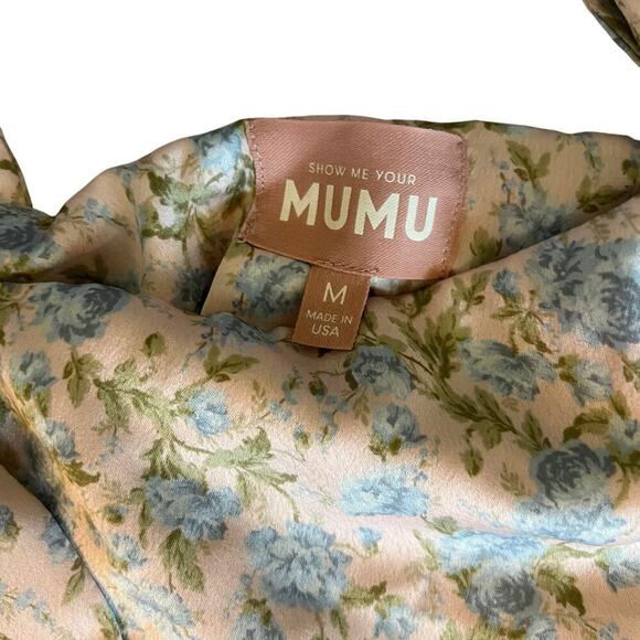 Show Me Your MUMU Makeup Tank Blur Floral Size Medium - Picture 3 of 4